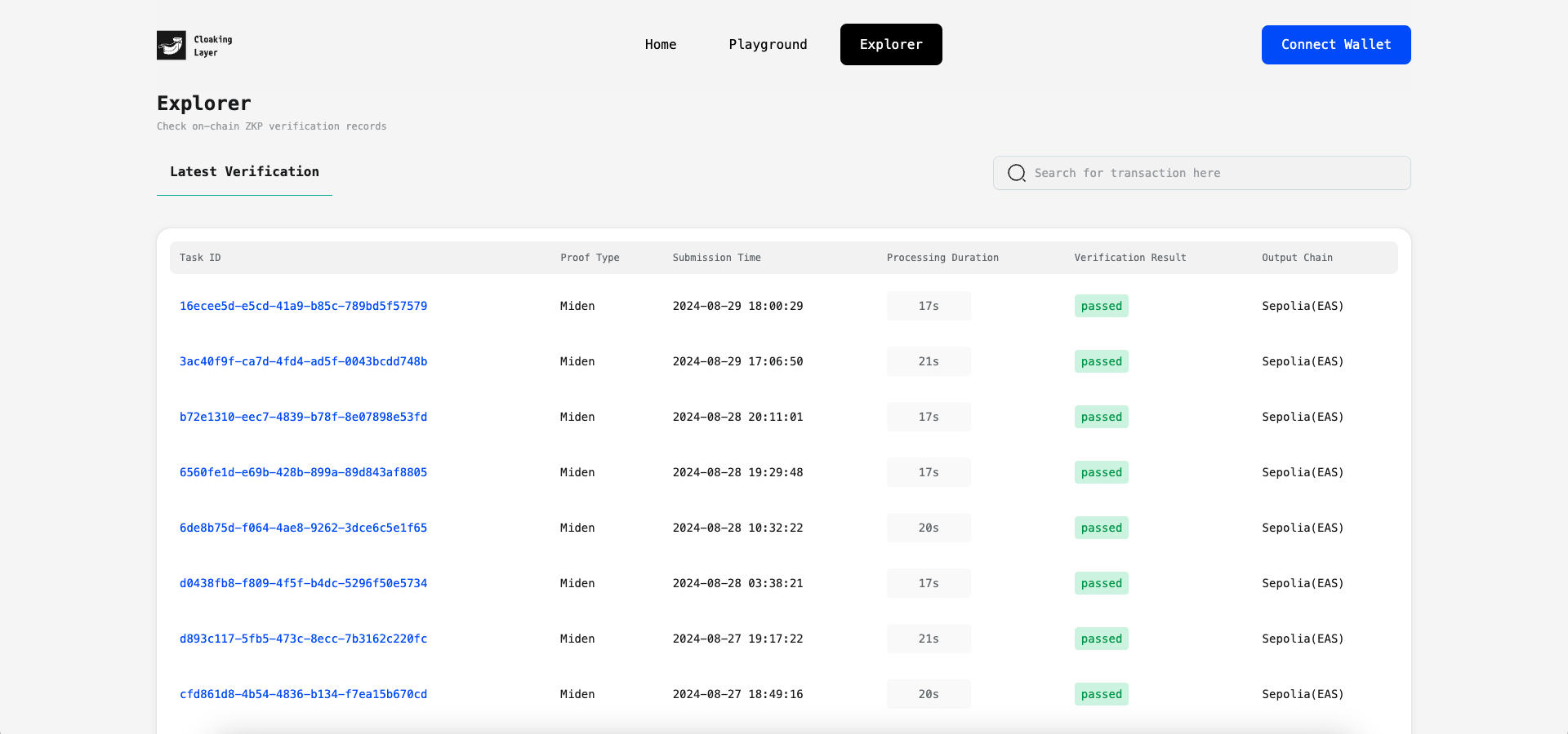 zCloak Network screenshot